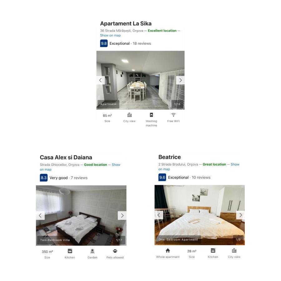 Casa Alex Si Daiana Appartement Orşova Buitenkant foto